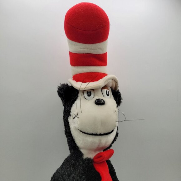 Coleco Dr. Seuss CAT IN THE HAT 26" Plush Stuffed Animal Vintage 1983 - Picture 2 of 11